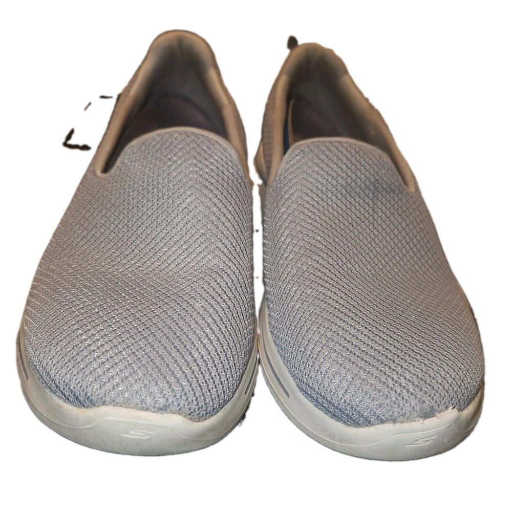 Skechers GO WALK Arch Fit Blue Slip On Shoes. Women's Size 8